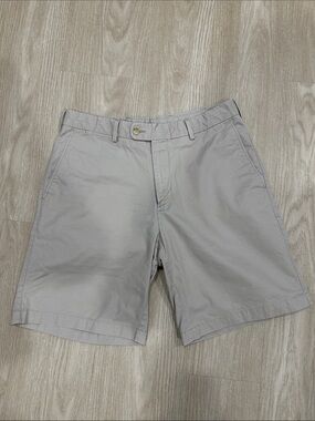 Peter Millar | Men's Flat Front Tan Cotton Chino Short (size 33)